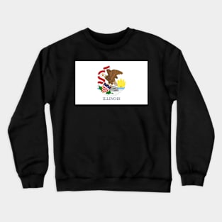 Illinois Flag Crewneck Sweatshirt